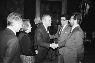 Visita di Stato del Presidente del Portogallo Mario Soares e la signora Maria Barroso