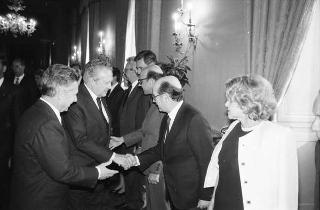 Visita di Stato del Presidente del Portogallo Mario Soares e la signora Maria Barroso