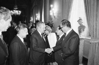 Visita di Stato del Presidente del Portogallo Mario Soares e la signora Maria Barroso
