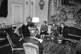 Visita di Stato del Presidente del Portogallo Mario Soares e la signora Maria Barroso