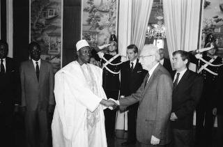 Incontro con il Presidente della Repubblica del Mali Houssa Traore