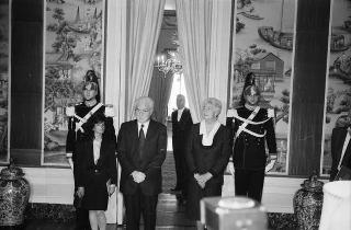 Incontro con il Presidente della Costa d'Avorio Felix Houphouet-Boigny