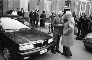 Presentazione della nuova autovettura Lancia "Dedra"
