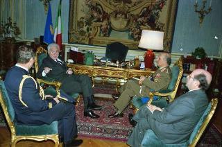 visita di congedo del Generale di Corpo d'Armata Roberto Jucci, comandante generale dell'Arma dei carabinieri
