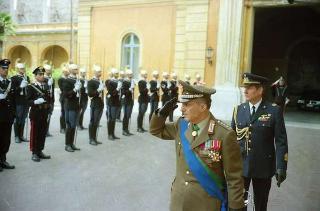 visita di congedo del Generale di Corpo d'Armata Roberto Jucci, comandante generale dell'Arma dei carabinieri
