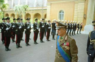 visita di congedo del Generale di Corpo d'Armata Roberto Jucci, comandante generale dell'Arma dei carabinieri