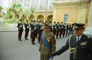 visita di congedo del Generale di Corpo d'Armata Roberto Jucci, comandante generale dell'Arma dei carabinieri