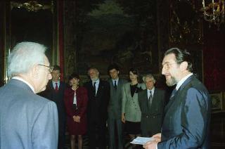 Incontro con i conduttori e i collaboratori del programma televisivo "Europa Europa"