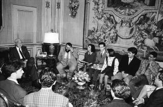 Incontro con un gruppo di ragazzi di Gela