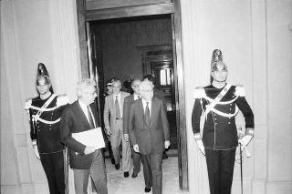 Consultazioni per crisi I Governo De Mita