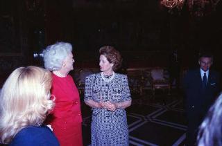 Il Presidente della Repubblica Francesco Cossiga durante la visita ufficiale del Presidente degli Stati Uniti George Herbert Walker Bush e della signora Barbara Bush (26-28 maggio 1989)