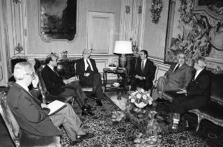 Il Presidente della Repubblica Francesco Cossiga riceve in udienza privata un Parlamentare russo