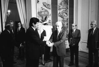 Incontro con il Presidente della Repubblica del Perù Alan Garcia Perez