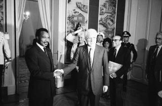Incontro con il Presidente della Repubblica Popolare del Congo Denis Sassou Nguesso