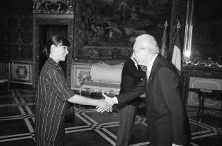 S.E. la Signora Savina ZAFFERANI, nuovo Ambasciatore della Repubblica di San Marino: presentazione delle Lettere Credenziali