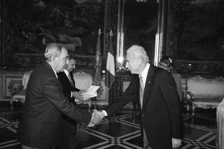 S.E. il Signor Andrè RAHIR, nuovo Ambasciatore del Regno del Belgio: presentazione delle Lettere Credenziali