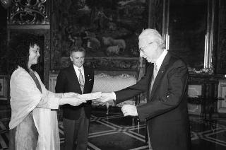 S.E. la Signora Ting WEN LIAN, nuovo Ambasciatore della Federazione della Malaysia: presentazione delle Lettere Credenziali