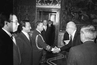 S.E. Il Signor Carlos RUCKAUF, nuovo Ambasciatore della Repubblica Argentina: presentazione delle Lettere Credenziali