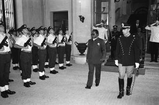 S.E. il Signor Mananga DINTOKA PHOLO, nuovo Ambasciatore della Repubblica dello Zaire: presentazione delle Lettere Credenziali