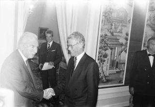 Incontro del Presidente della Repubblica Francesco Cossiga con Ingvar Carlsson, primo ministro del Regno di Svezia