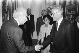 Incontro del Presidente della Repubblica Francesco Cossiga con Ingvar Carlsson, primo ministro del Regno di Svezia