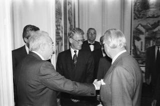 Incontro del Presidente della Repubblica Francesco Cossiga con Ingvar Carlsson, primo ministro del Regno di Svezia