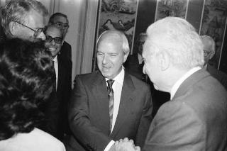 Incontro del Presidente della Repubblica Francesco Cossiga con Ingvar Carlsson, primo ministro del Regno di Svezia
