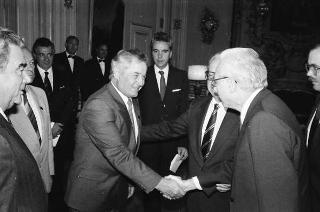 Incontro con una delegazione di parlamentari sovietici
