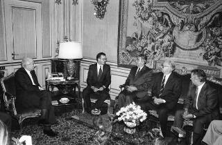 Incontro con una delegazione di parlamentari sovietici