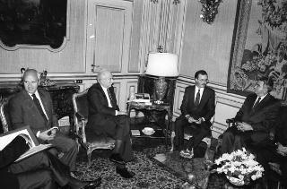 Incontro con una delegazione di parlamentari sovietici