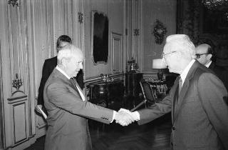 Incontro con una delegazione di parlamentari sovietici