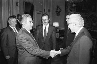 Incontro con una delegazione di parlamentari sovietici
