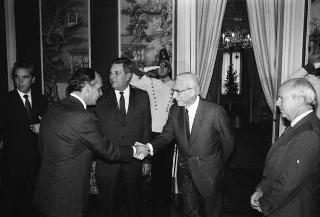 Incontro con il Presidente della Repubblica di El Salvador Alfredo Cristiani