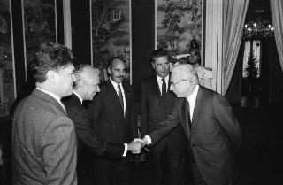 Incontro con il Presidente della Repubblica di El Salvador Alfredo Cristiani