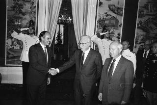 Incontro con il Presidente della Repubblica di El Salvador Alfredo Cristiani