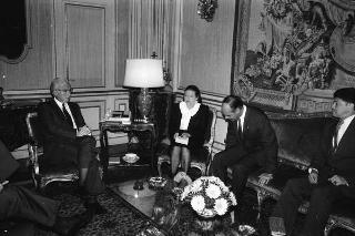 Incontro con il Presidente della Repubblica di El Salvador Alfredo Cristiani