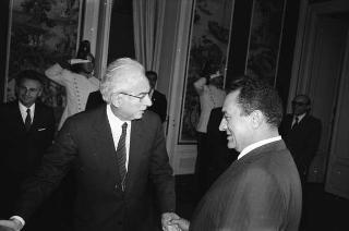 Incontro del Presidente della Repubblica Francesco Cossiga con il Presidente della Repubblica Araba d'Egitto Hosny Mubarak