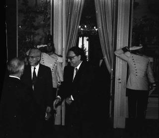 Incontro con il Re Hussein del Regno Hascemita di Giordania