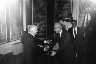 Incontro con il Re Hussein del Regno Hascemita di Giordania