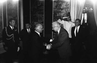 Incontro con il Re Hussein del Regno Hascemita di Giordania