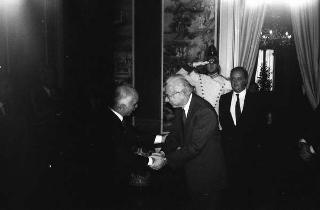 Incontro con il Re Hussein del Regno Hascemita di Giordania
