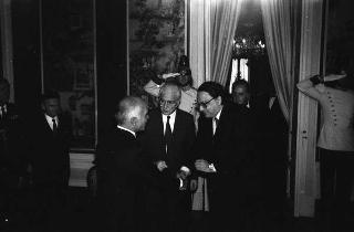 Incontro con il Re Hussein del Regno Hascemita di Giordania