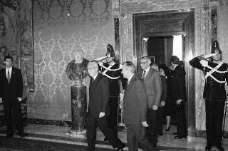 Tadeusz Mazowiecki, presidente del Consiglio dei ministri della Repubblica Popolare di Polonia