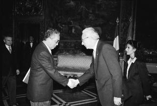 Sua Eccellenza Slaheddine Ben M'Barek, nuovo Ambasciatore della Repubblica Tunisina: presentazione delle Lettere Credenziali