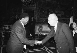 Sua Eccellenza Andrè Katabarwa, nuovo Ambasciatore della Repubblica del Ruanda: presentazione delle Lettere Credenziali
