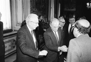 Colloquio del Presidente della Repubblica Francesco Cossiga Richard Cheney, segretario di Stato alla difesa degli Stati Uniti d'America (USA)