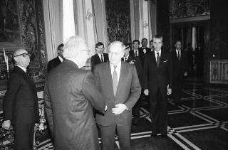 Colloquio del Presidente della Repubblica Francesco Cossiga Richard Cheney, segretario di Stato alla difesa degli Stati Uniti d'America (USA)