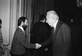 Incontro con gli esponenti dell'Esecutivo nazionale di Gioventù Aclista, per il 18° Congresso nazionale dell'organizzazione