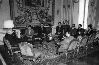 Incontro con gli esponenti dell'Esecutivo nazionale di Gioventù Aclista, per il 18° Congresso nazionale dell'organizzazione
