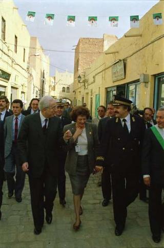 Il Presidente della Repubblica Francesco Cossiga in visita di Stato in Algeria (12 - 14 novembre 1989)
